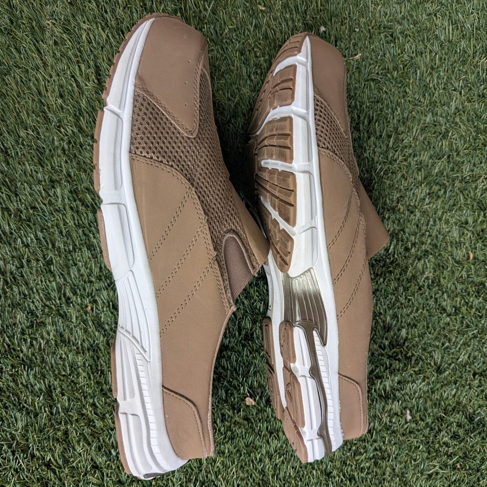 KingSize Water UPD LS Slide Mens 14EW Light Brown Mesh Backless Slip On Sneaker - Picture 8 of 8